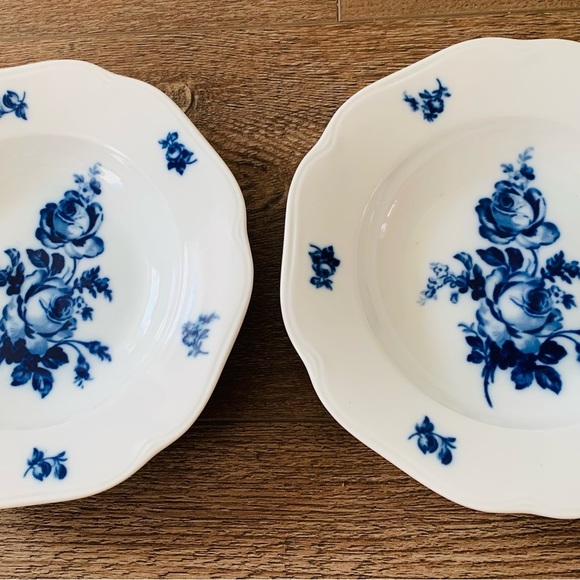 Cobalt Underglazed Plates From Czechoslovakia - Picture 7 of 8